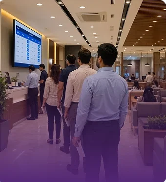 banking digital signage UK