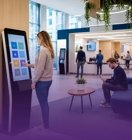 public sector digital communication screens
