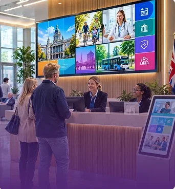 government digital signage UK