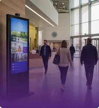 digital signage for public sector UK