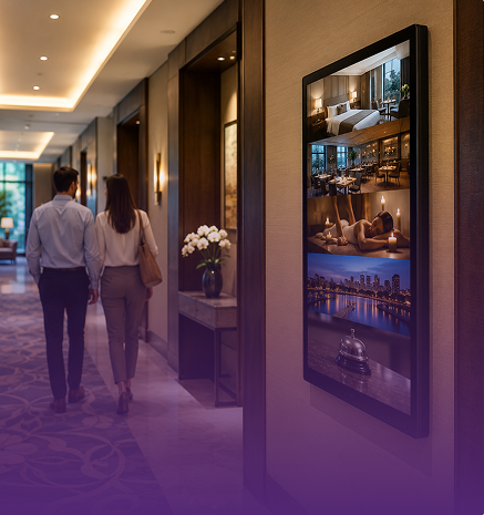 hotel information screens UK