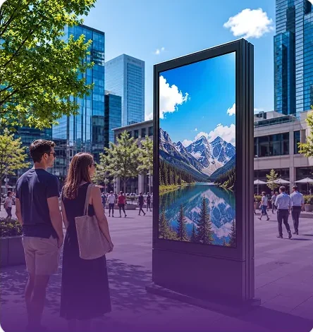 high brightness outdoor screens UK