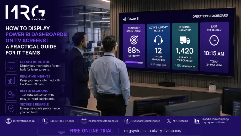 How to Display Power BI Dashboards on TV Screens
