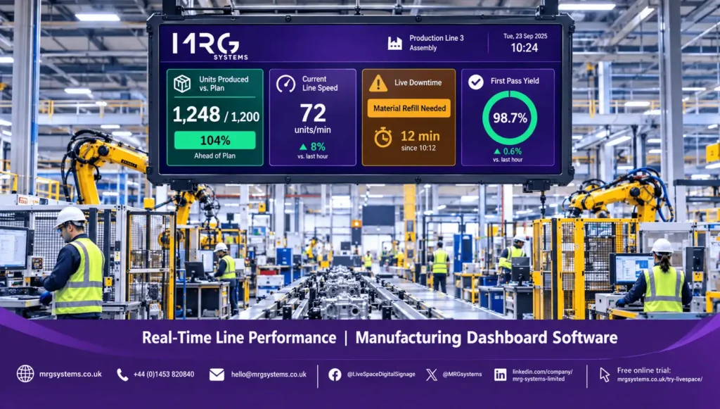 Manufacturing Dashboard Software: Improve Factory Performance